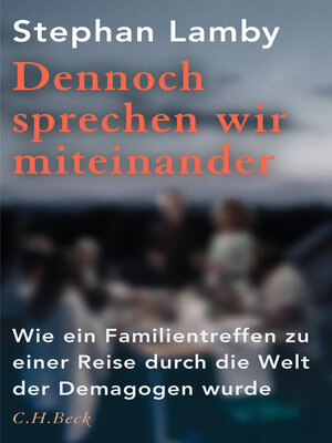 cover image of Dennoch sprechen wir miteinander